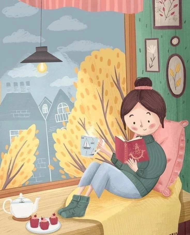 С чашкой чага чая в руке куда интереснее читать разные книги...