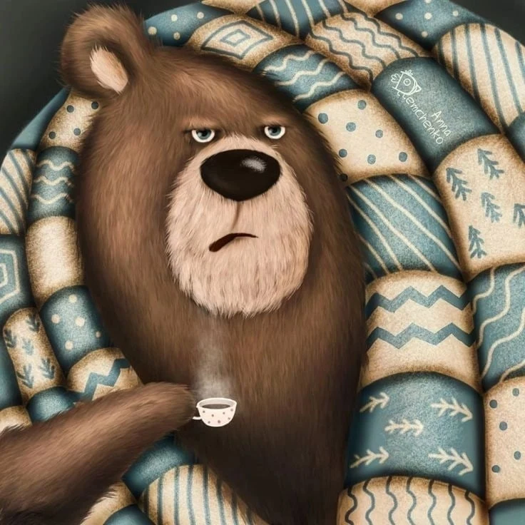 — Мне не встать. Понедельник наступил.... прямо на меня.